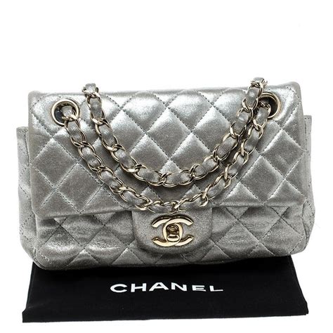 chanel silver purse|chanel purse price guide.